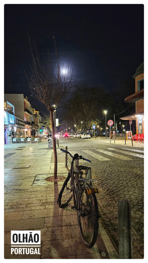 Calles de Olháo, Portugal.