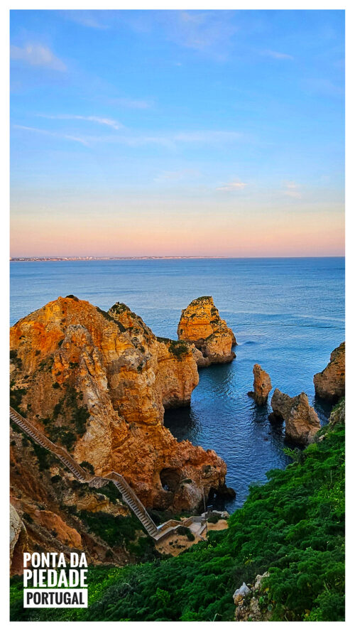 Panoramica Ponta da Piedade, Portugal