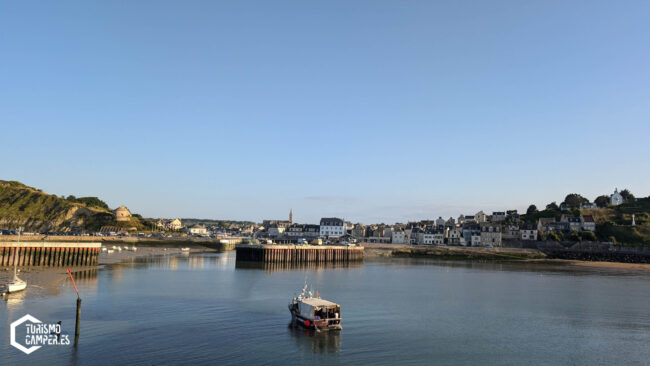 vista panorámica de Port-en-Bessin